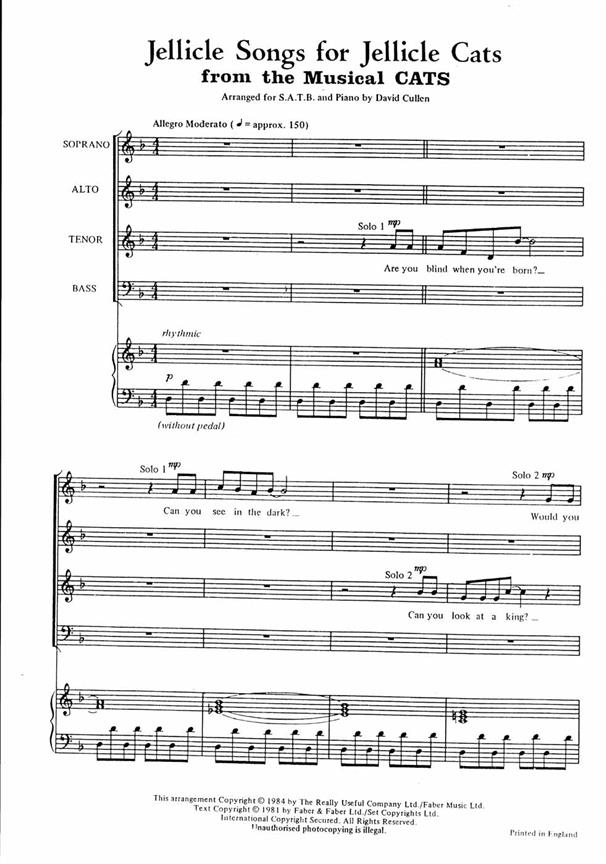 Jellicle Songs.